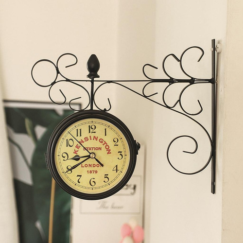 Youpin Diseño De Arte Vintage Reloj De Pared De Doble Cara