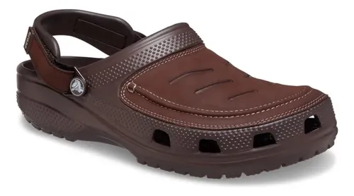 Sandália Crocs Yukon Vista Ii Lr Clog Espresso/mushroom