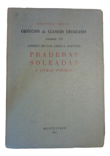 Andrés Héctor Lerena Acevedo. Praderas Soleadas Y Otros Poem