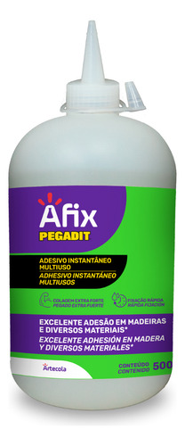 Cola Instantânea Extra Forte 500g Secagem Rápida Afix