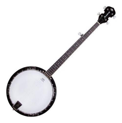 Imagem 4 de 5 de Banjo Strinberg Wb50 Mogno Pele Remo Weatherking Com Bag