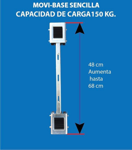 Base Sencilla Para Refrigerador Juego De Dos Piezas.