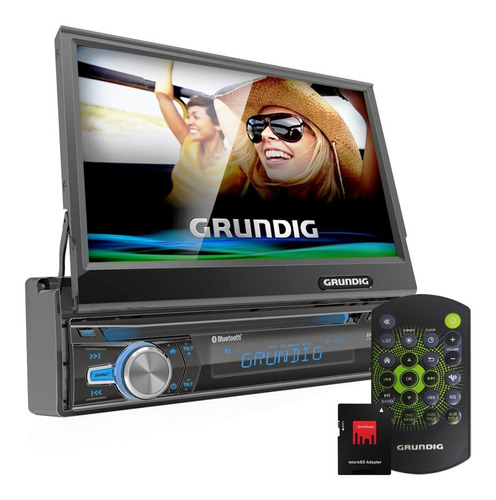 Radio Auto Pantalla Tach 7´´ Con Control Gps Bluetooth Dimm