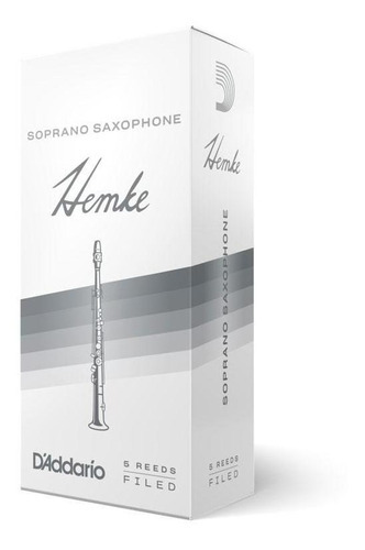 Palheta Sax Soprano 3 (5 Unidades) D'addario F. L. Hemke