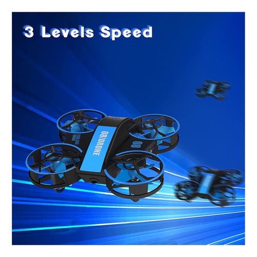 Mini Drone Rc Toys Para Crianças, 3 Baterias