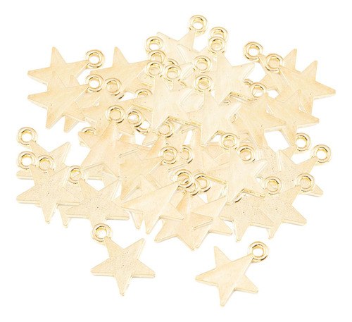 6 X 50x Dijes De Estrella De Cinco Puntas, Fabricación De