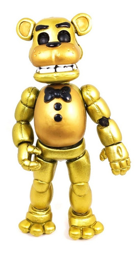Imagen 4 de 5 de Five Nights At Freddys Figura Golden Freddy Articulado Luz