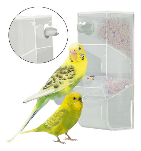 Comedero Para Pájaros Sin Ensuciar, Dispensador De