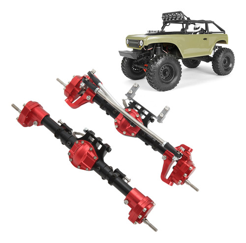 Kit De Eje Rc, Eje Delantero Y Trasero, Bloqueo Cnc, Eje Por