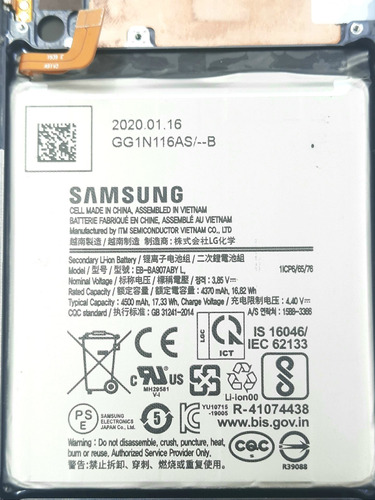 Batería Para Samsung S10 Lite Original De Equipo