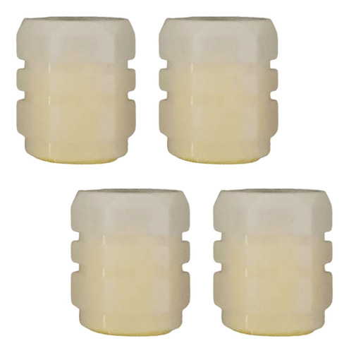 2 Tapas De Válvula De Neumático De 4 Piezas, Tapa Amarillo