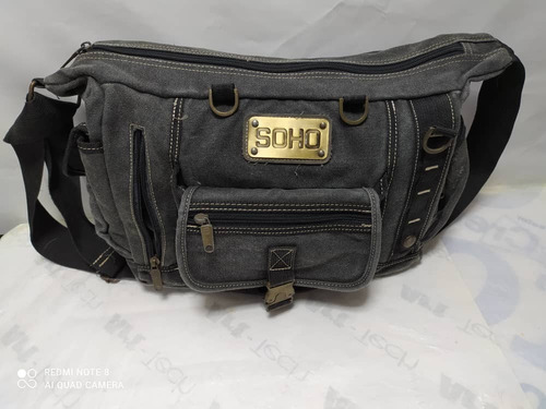 Cartera Negra Sport