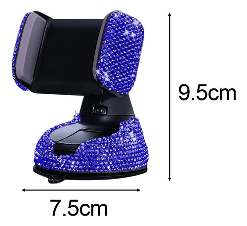 Soporte Para Teléfono Para Ventilación De Coche, Azul
