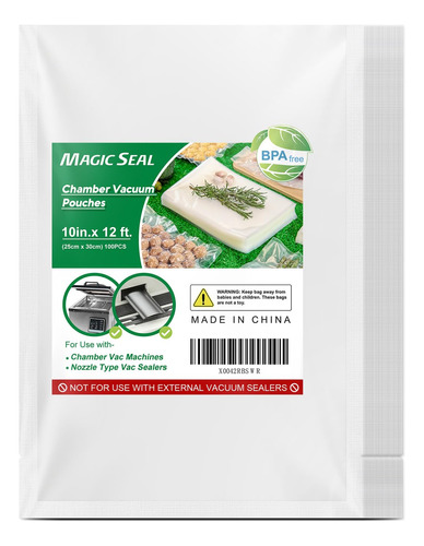 Magic Seal Bolsas De Vacío Para Máquina De Cámara, Sella.