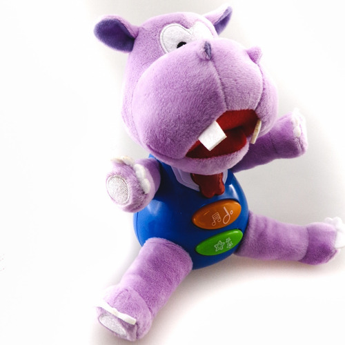 Peluche Hipopotamo Interactivo Bebe Con Luces Musica Cuotas