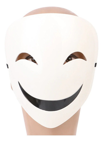 Black Bullet - Mascara Kagetane Hiruko Anime Cosplay Color Blanco