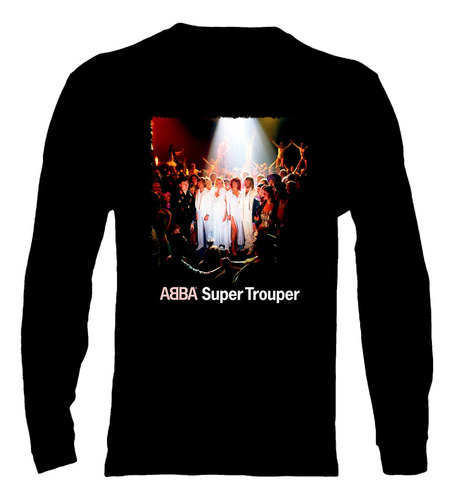 Polera Manga Larga Abba - Ver 11 - Super Trouper