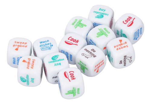Juego De Dados Novedoso Para Tareas Domésticas, Juego De Rol