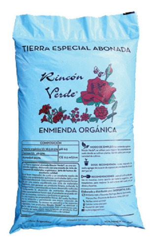 Tierra Especial Abonada Premium Macetas Jardin Bolson 25dm3