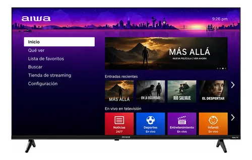 Smart Tv Aiwa 43'' Fhd Wifi Sistema Roku Tv Aw-43B2Rk