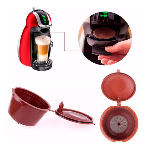 Imagen 9 de 10 de Capsula Reusable Para Cafetera Dolce Gusto H3236