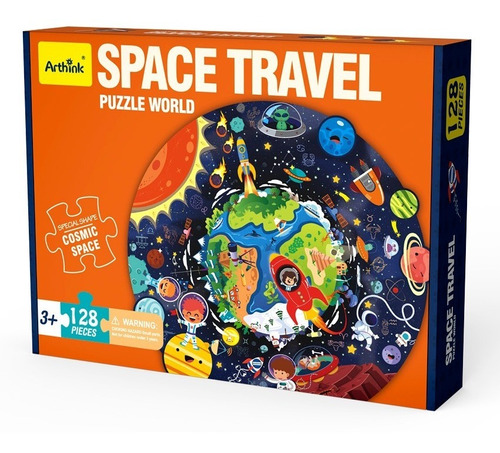 Puzzle Circular Del Espacio Con 128 Piezas Toy Store