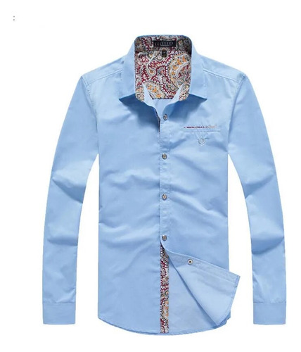 Camisas Florales, Casual, De Estilo Empresarial, Para Hombre