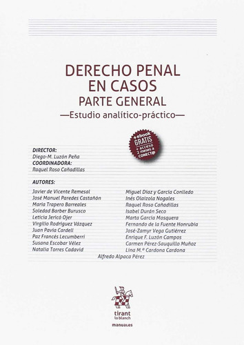 Libro: Derecho Penal En Casos Parte General. Remesal, Javier