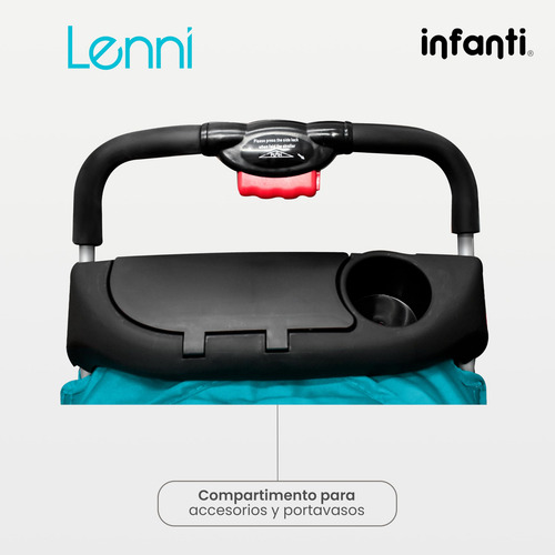 Infanti Carriola Para Bebe Lenni Turquesa Carreola Con