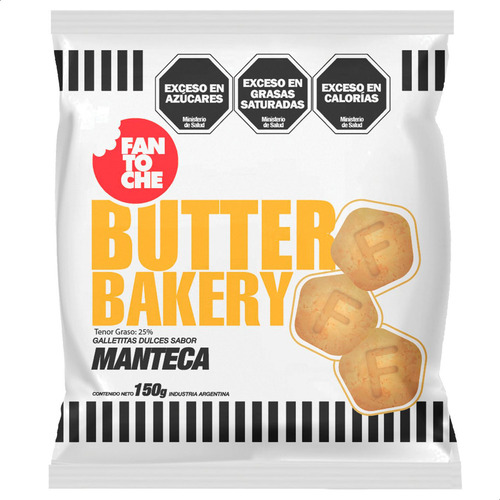 Dulce Fantoche Butter Bakery manteca pack x 6