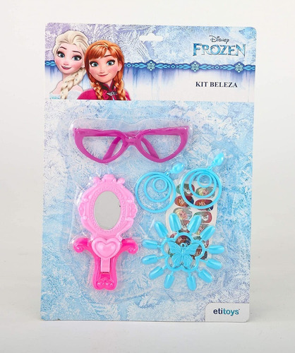 Imagem 1 de 2 de Kit Frozen Areia De Modelar + Kit Beleza