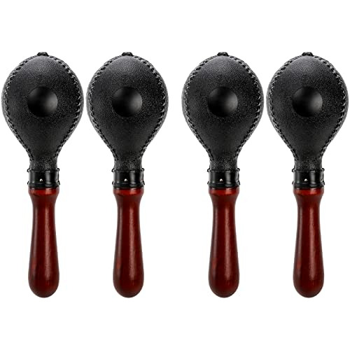 Set De 4 Maracas De Concierto De Madera, Agitadores De ...