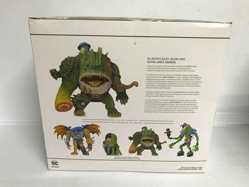 Dc Artist Alley James Groman Killer Croc Designer Viny Toy