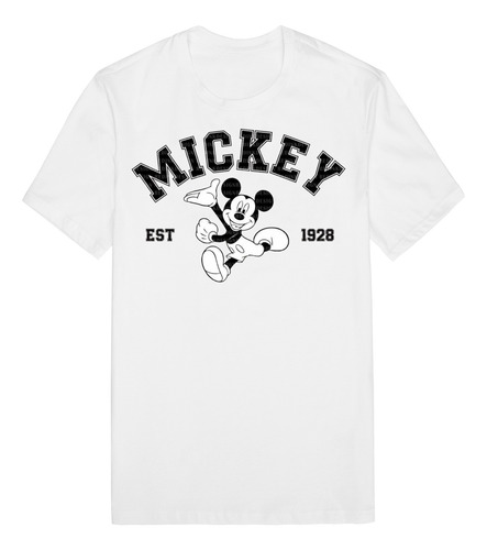Playera Casual Mickey Mouse Unisex - Estilo Y Comodidad