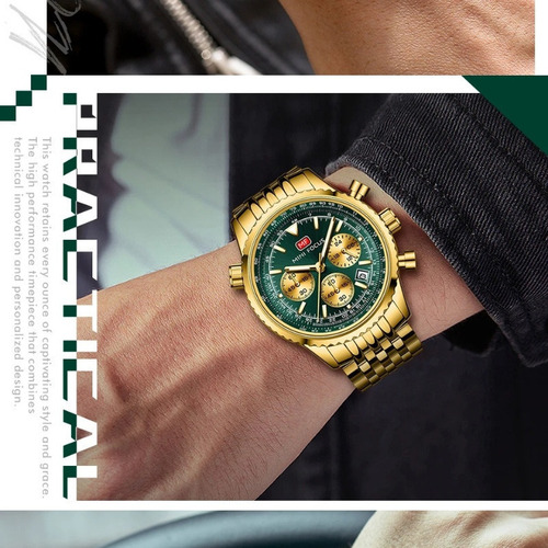 Reloj Luminoso Con Cronógrafo De Lujo Mini Focus