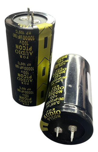 Capacitor Eletrolítico 100v 10000uf 2 Peças