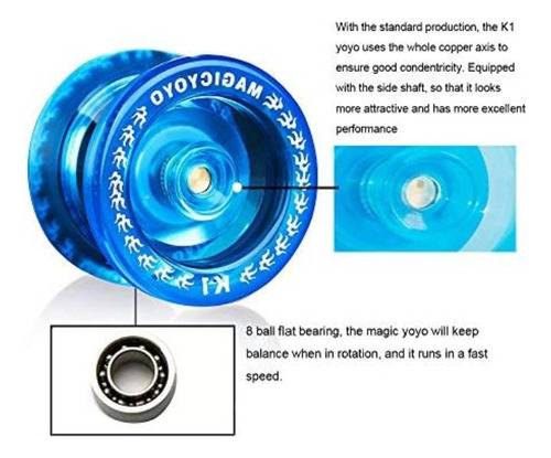 Magic Yoyo K1 Yoyo Yoyo Con Rodamiento De Bolas Sensible Par