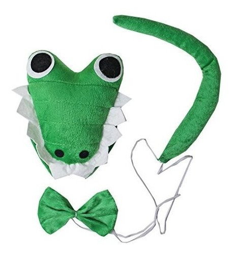 Disfraces - Kirei Sui Kids Crocodile Headband Bowtie Tail 3p