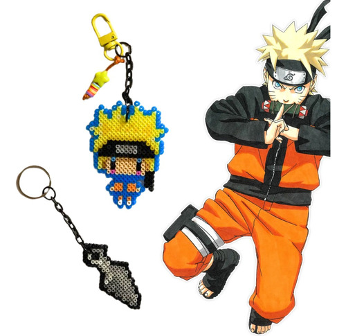 Llaveros De Naruto - Hama Beads