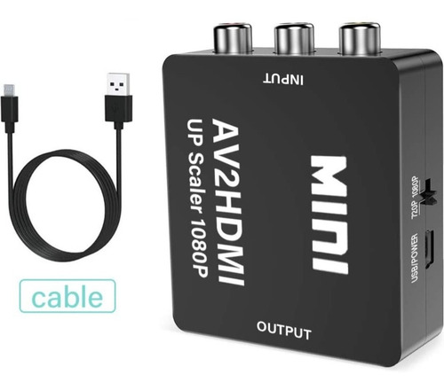 Convertidor De Rca A Hdmi Video
