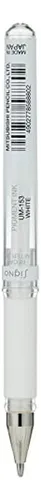 Pluma De Gel Uni-ball Impact Bold Point, Color Blanco