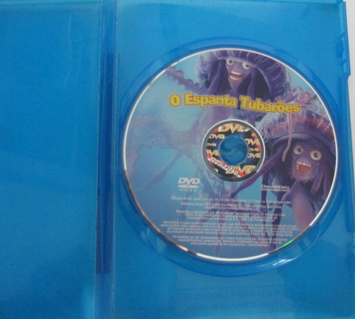 D5115 - Dvd O Espanta Tubarões Desenho Da Dreanworks, Com L (Usado)