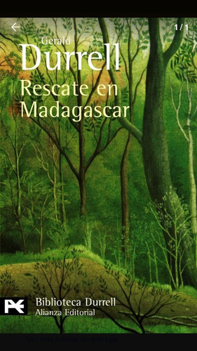 Rescate En Madagascar - G. Durrell 