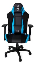 Comprar Silla Gamer Poseidon Brazos 4d Reclinable 180° Premium 150kg Color Azul Con Negro Material Del Tapizado Pu + Textil