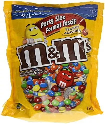 M&M Chocolate Maní Fun Size 10.57 Oz