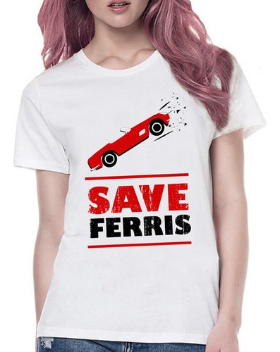 Imagem 1 de 4 de Camisa De Malha 100% Algodão Filme Save Ferris Bueller 