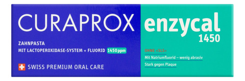 Creme Dental Enzycal 1450 Curaprox Caixa 75ml