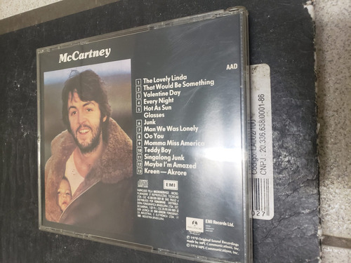 Cd Paul Mccartney 1970 (maybe I'm Amazed) (Usado)