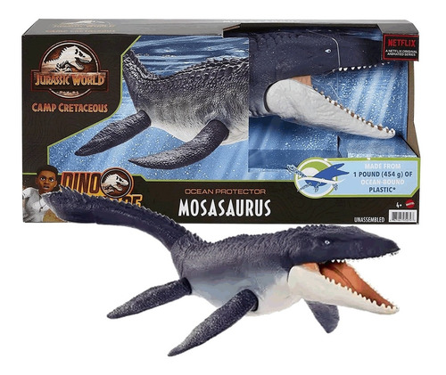 Mosassauro Jurassic World Dinossauro Baleia Oceano Mattel
