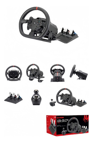 Volante De Corrida Gamer Controle Driving Simulador